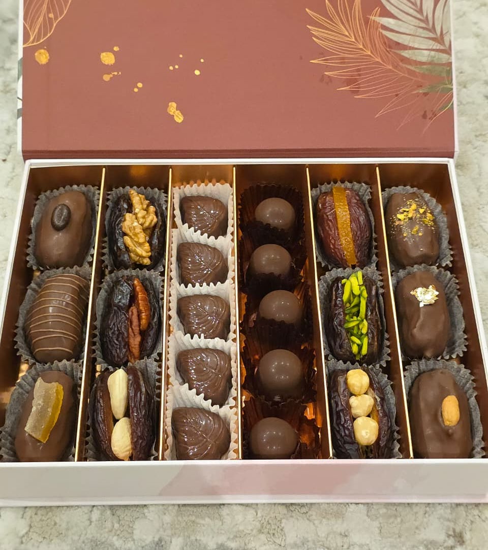 Dates & Chocolates Trio Hybrid Box